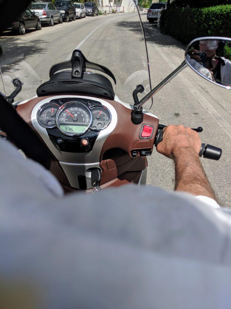 Scooters are a practical and affordable option to explore Croatia