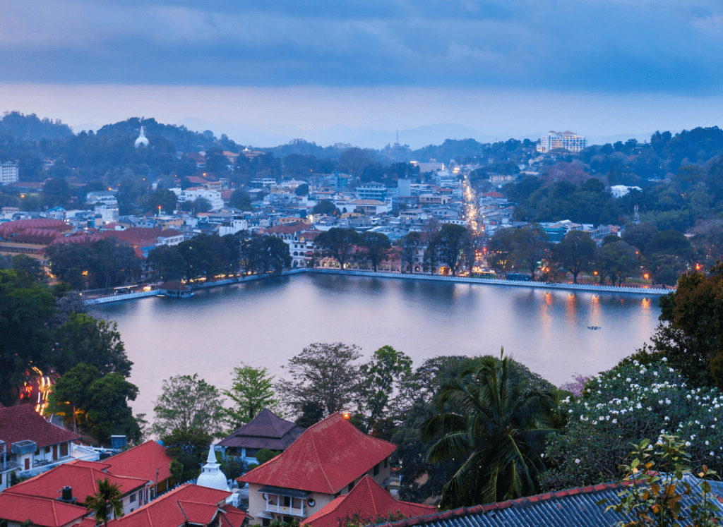 View of Kandy city