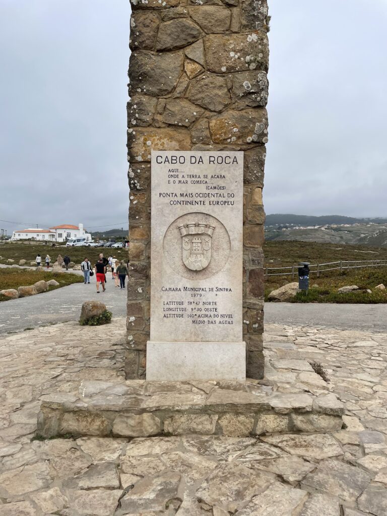 Signboard in Cabo da Roca, Cascais - Portugal